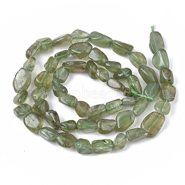 Natural Green Quartz Beads Strands(G-S363-049)-2