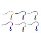 placage ionique (ip) 304 crochets de boucle d'oreille français en acier inoxydable(STAS-S119-018)-1