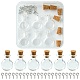 6Pcs Clear Mini High Borosilicate Glass Bottle Bead Containers(AJEW-FS0001-09A)-1