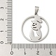 Christmas Theme 304 Stainless Steel Pendants(STAS-Q005-01P-01)-3