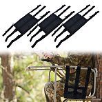 Polyester Tree Stand Seat Reolacement, Mesg Seat with Adjustable Straps, Black, 1000x300x5mm(AJEW-WH0455-371)