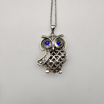 Owl Pendant Necklaces for Women Men