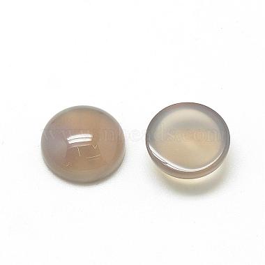 Natural Gray Agate Cabochons(G-R416-6mm-15)-2