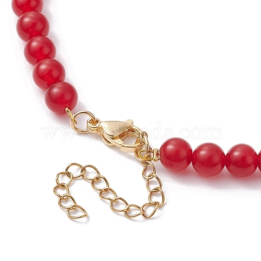 Heart Brass Cubic Zirconia Pendant Necklace(NJEW-JN04599-01)-5