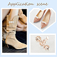 сплав с пластиковыми украшениями для обуви с имитацией жемчуга(FIND-WH0126-170KCG)-5