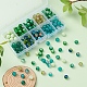 10 Style Spray Painted & Drawbench Transparent & Baking Painted Glass Beads(GLAA-YW0001-26E)-6