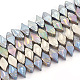 Electroplate Non-magnetic Synthetic Hematite Beads Strands(G-T061-163)-1