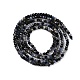 brins de perles de saphir naturel(X-G-P553-G07-01)-3