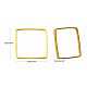 Square Brass Linking Rings(X-EC03012mm-G)-2