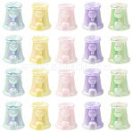 10Pcs UV Plating Acrylic Beads, Iridescent, Luminous Glow in the Dark, House, 19.5x17.5mm, Hole: 3mm(MACR-YW0004-57)
