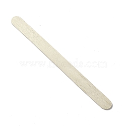 Wooden Wax Sticks, Waxing Body Hair Removal Sticks Applicator Spatula, Beige, 11.4x0.9x0.2cm, 48~50pcs/bag(MRMJ-E009-02)