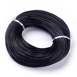 Cowhide Leather Cord, Genuine Leather Strip Cord Braiding String, Black, about 2.0mm thick(X1-NPS001Y-3)