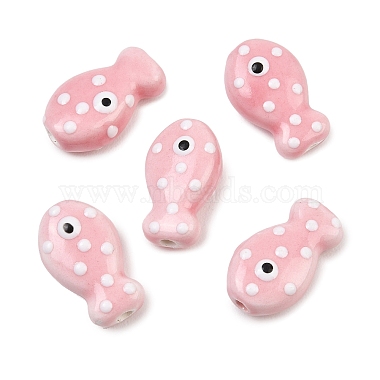 Handmade Porcelain Beads(PORC-B009-03G)-1
