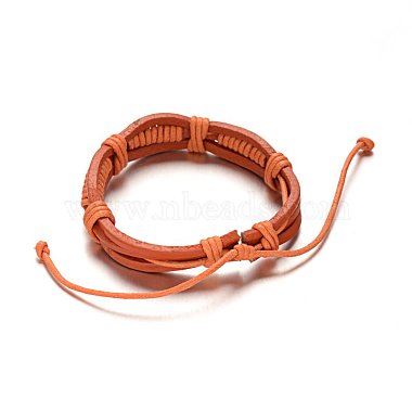 Adjustable Leather Cord Bracelets(BJEW-M169-12)-3