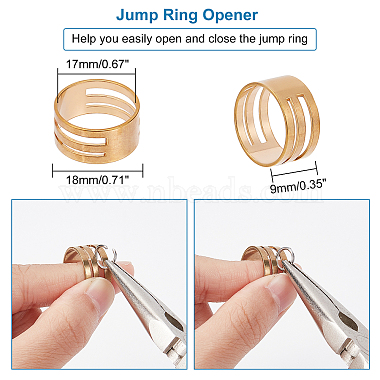 Stainless Steel Open Small Jump Rings For Jewelry Making Diameter 4/5/6/8/9/10mm Wire(STAS-PH0004-01-M)-6