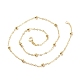 Brass Satellite Chains Necklace for Women(NJEW-P265-06G)-3