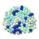 Frosted Opaque Acrylic Beads(OACR-P019-01B-03)-1