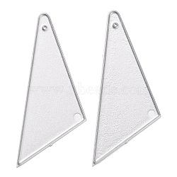 Carbon Steel Cutting Dies Stencils, for DIY Leather Making, Triangle, Matte Platinum Color, 55x26mm(X-DIY-WH0158-14B)