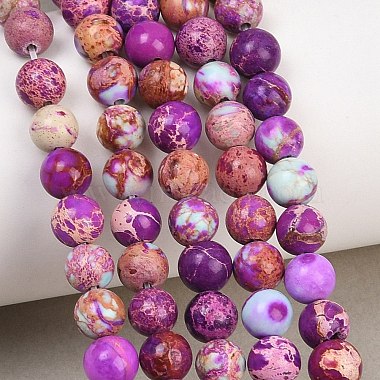 Natural Imperial Jasper Beads Strands(G-I122-6mm-16)-5