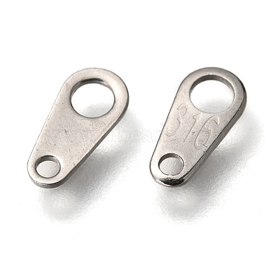 316 Surgical Stainless Steel Chain Tabs(STAS-Z034-01P-05)-2