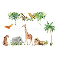 PVC Wall Stickers, Wall Decoration, Animal Pattern, 390x900mm, 2 sheets/set(DIY-WH0228-749)