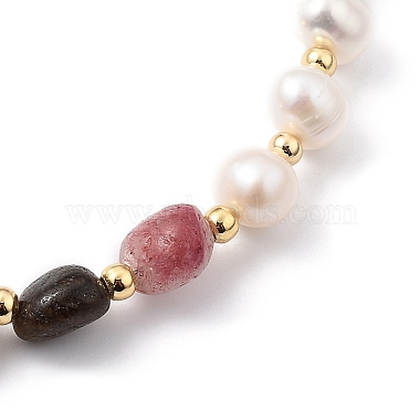 Natural Cultured Freshwater Pearl Beaded Bracelets(BJEW-JB05491)-5