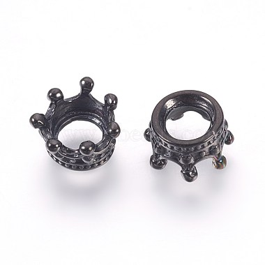 Gunmetal Crown 316 Surgical Stainless Steel Beads