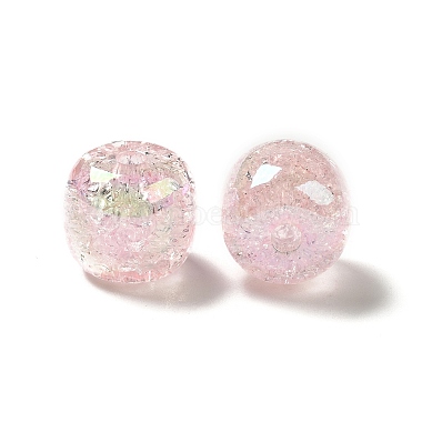 placage uv perles acryliques craquelées irisées arc-en-ciel(PACR-M002-04C)-2
