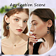 Alloy Stud Earrings Findings(EJEW-SP0001-09)-4