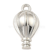 Tibetan Style Alloy Pendant Settings for Enamel, Hot Air Balloon, Nickel, Platinum, 20.5x11x5.5mm, Hole: 2mm, about 640pcs/1000g(FIND-E041-31P)
