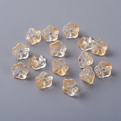 Electroplate Glass Beads, Trumpet Flower, Navajo White, 8.5x8x5.5mm, Hole: 1mm(EGLA-I012-A05)
