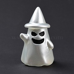 Halloween Theme Resin Display Decoration, for Home Decoration, Photographic Prop, Dollhouse Accessories, Ghost, Ghost White, 38.5x22.5x21.5mm(RESI-H141-25)