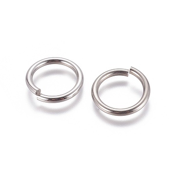 Tarnish Resistant 304 Stainless Steel Jump Rings, Open Jump Rings, Stainless Steel Color, 10 Gauge, 20x2.5mm, Inner Diameter: 15mm