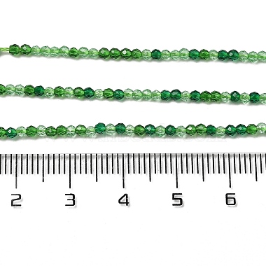 Transparent Glass Beads Strands(GLAA-H027-01G)-5
