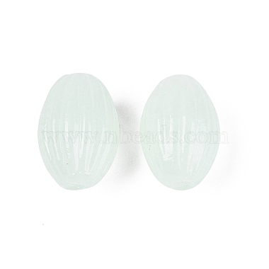 Handmade Ribbed Lampwork Beads(LAMP-N042-01C)-1
