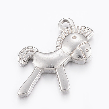 Stainless Steel Color Horse Stainless Steel Pendants