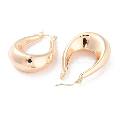 Brass Hoop Earrings(EJEW-F332-05G)-2