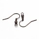Brass Earring Hooks(KK-Q362-AB-NF)-2