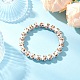 Handmade Flower Printed Porcelain Ceramic Beaded Stretch Bracelets(BJEW-JB11910-02)-1