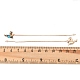 Bird Alloy Rhinestone Ear Thread(FS-WG4B879-02)-2