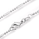 Stainless Steel Chain Necklaces(NJEW-M146-04)-1