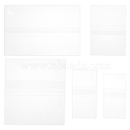 BENECREAT PVC Plastic Heat Shrink Sheets, Clear, 500pcs/set(DIY-BC0001-53)