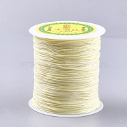 Nylon Thread, Beige, 1mm, about 153.1 yards(140m)/roll(NWIR-R013-1mm-520)