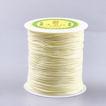 Nylon Thread, Beige, 1mm, about 153.1 yards(140m)/roll
