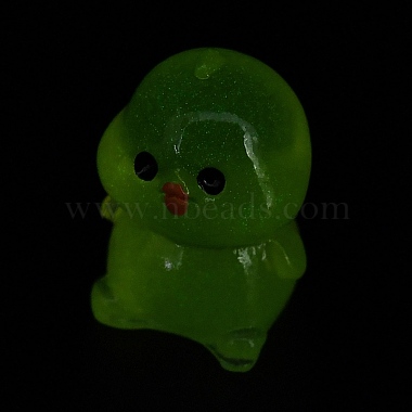 Chick Luminous Resin Display Decorations(DJEW-F023-C04)-2