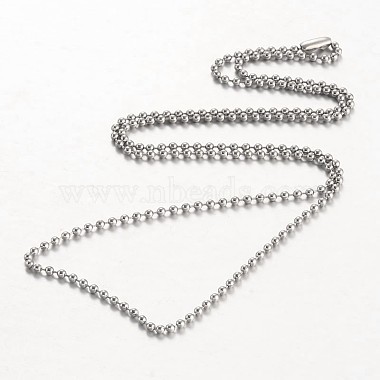 Stainless Steel Ball Chains Necklace(NJEW-JN01427-01)-2