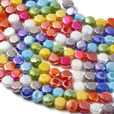 Electroplated Glass Beads Strands(EGLA-A048-01A-01)-2