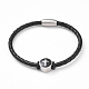 Unisex Leather Cord Bracelets(BJEW-JB04784)-1