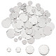 80Pcs 4 Styles 201 Stainless Steel Connector Charms(STAS-UN0052-74)-1