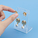 12Pcs 3 Styles Organic Glass & Acrylic Earring Displays Sets(EDIS-DR0001-09)-4